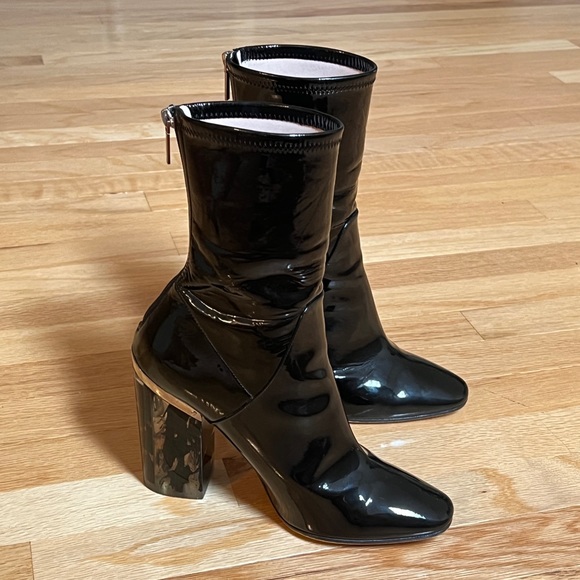 DIOR Christian Dior by Raf Simons Patent Leather Lucite Boots AW15 - Picture 2 of 8